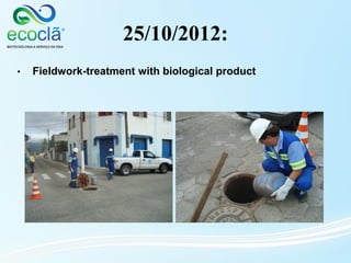 25/10/2012:
• Fieldwork-treatment with biological product
 