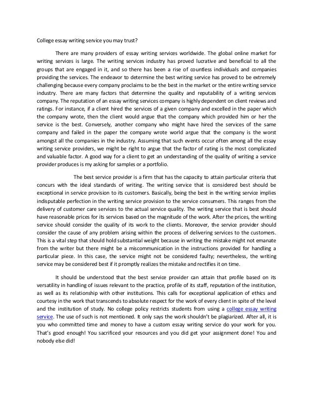 Easy writing services