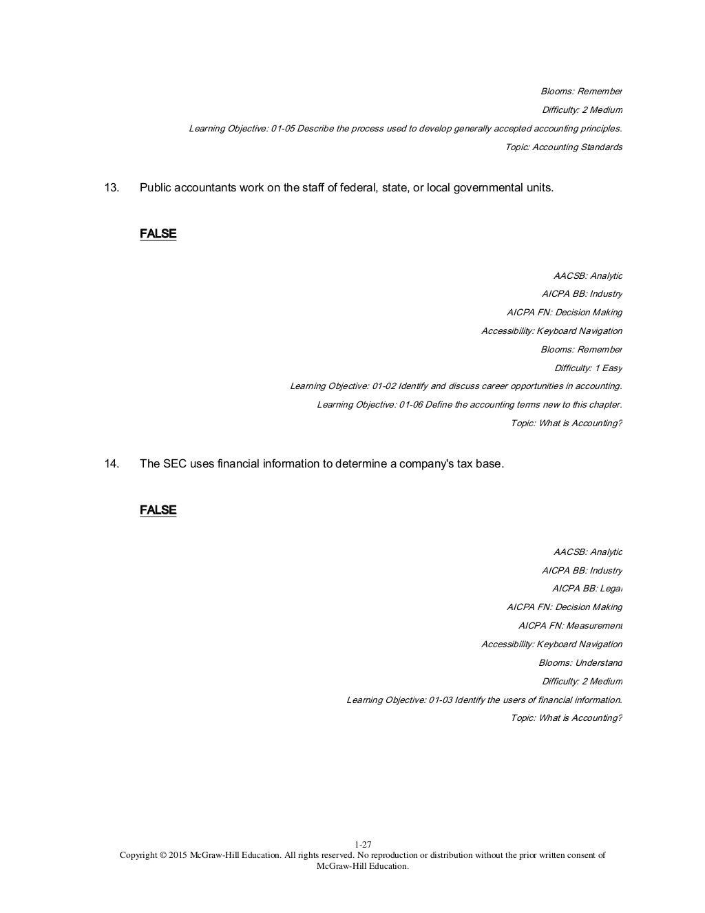 College Accounting Chapters 1 13 14th Edition Price Test Bank
