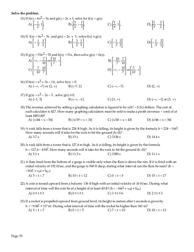 College Algebra Concepts Through Functions 4th Edition Sullivan Test College Algebra Concepts Through Functions 4th Edition Sullivan Test
