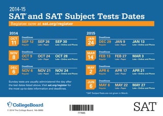 College board-examination-and-test-dates-2014-15-final