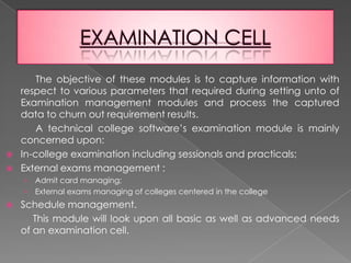 Exam Cell