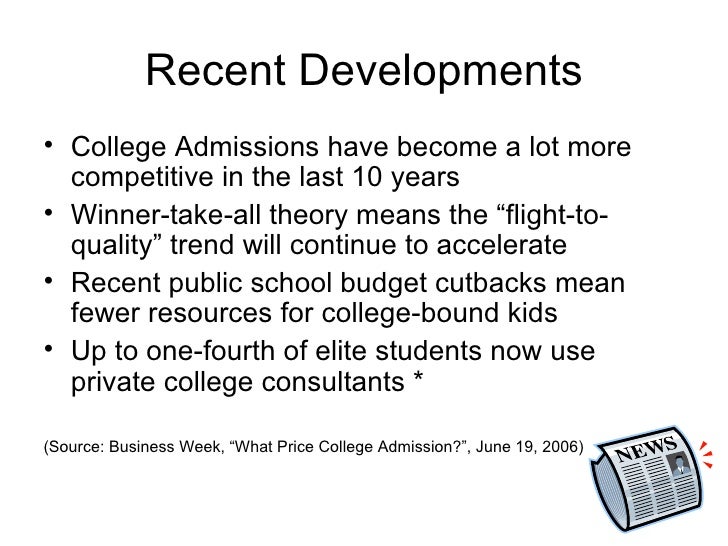 College admissions consultants