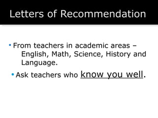 College admissions powerpoint | PPT