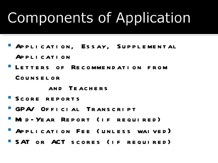 College application essay powerpoints