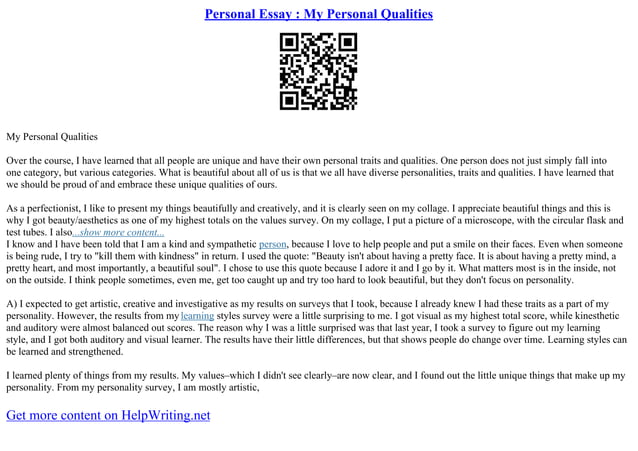 College Athlete Personal Statement