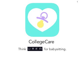 Think , for babysitting.
CollegeCare
1
 