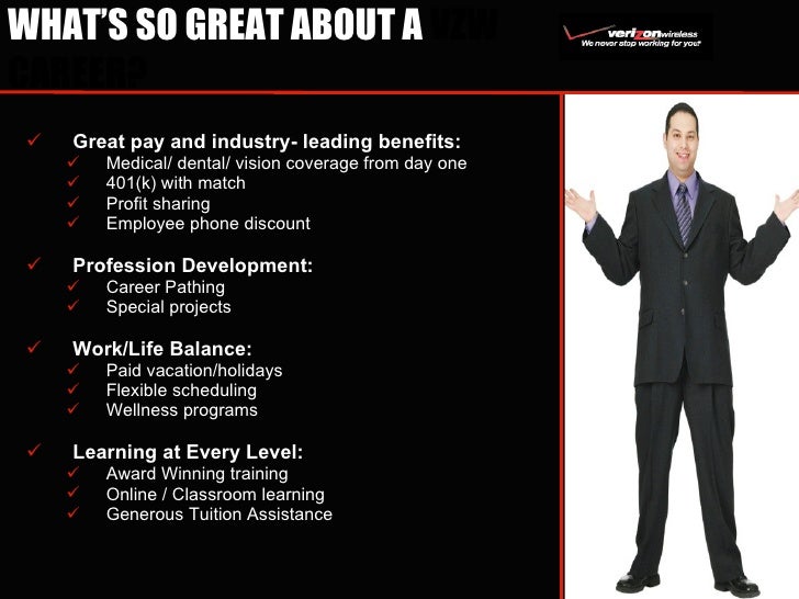 Verizon Wireless College and Career Info