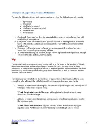 Immigration Thesis Statement Examples College esl writers applied grammar and composing strategies | PDF