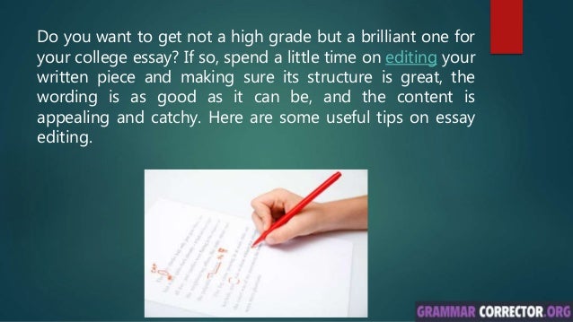 Editing college papers picture