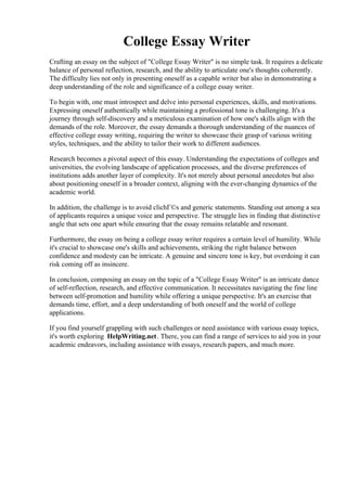 college essay writer services usa