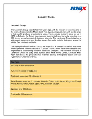 Competition Track project ( Max Retail ) | DOCX