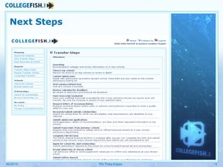 Next Steps 06/25/10 Phi Theta Kappa 