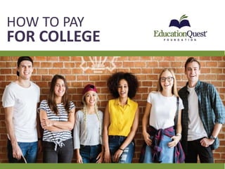 HOW TO PAY
FOR COLLEGE
 