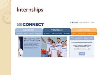 Internships
 