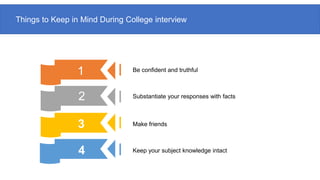 College Interview Questions And Answers 2023 | PPTX