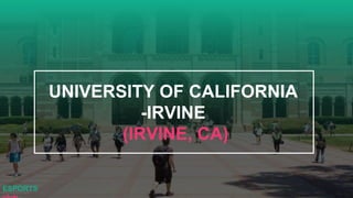 UNIVERSITY OF CALIFORNIA
-IRVINE
(IRVINE, CA)
ESPORTS
 