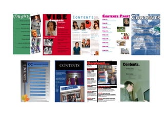 College magazine contents