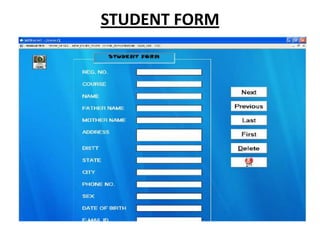 College management system ppt