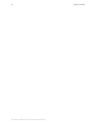 94 Chapter 2 | Kinematics
This content is available for free at http://cnx.org/content/col11844/1.13
 