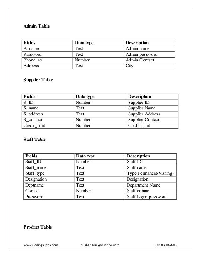 ms access project management database