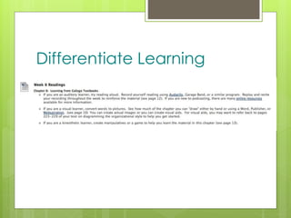 z
Differentiate Learning
 