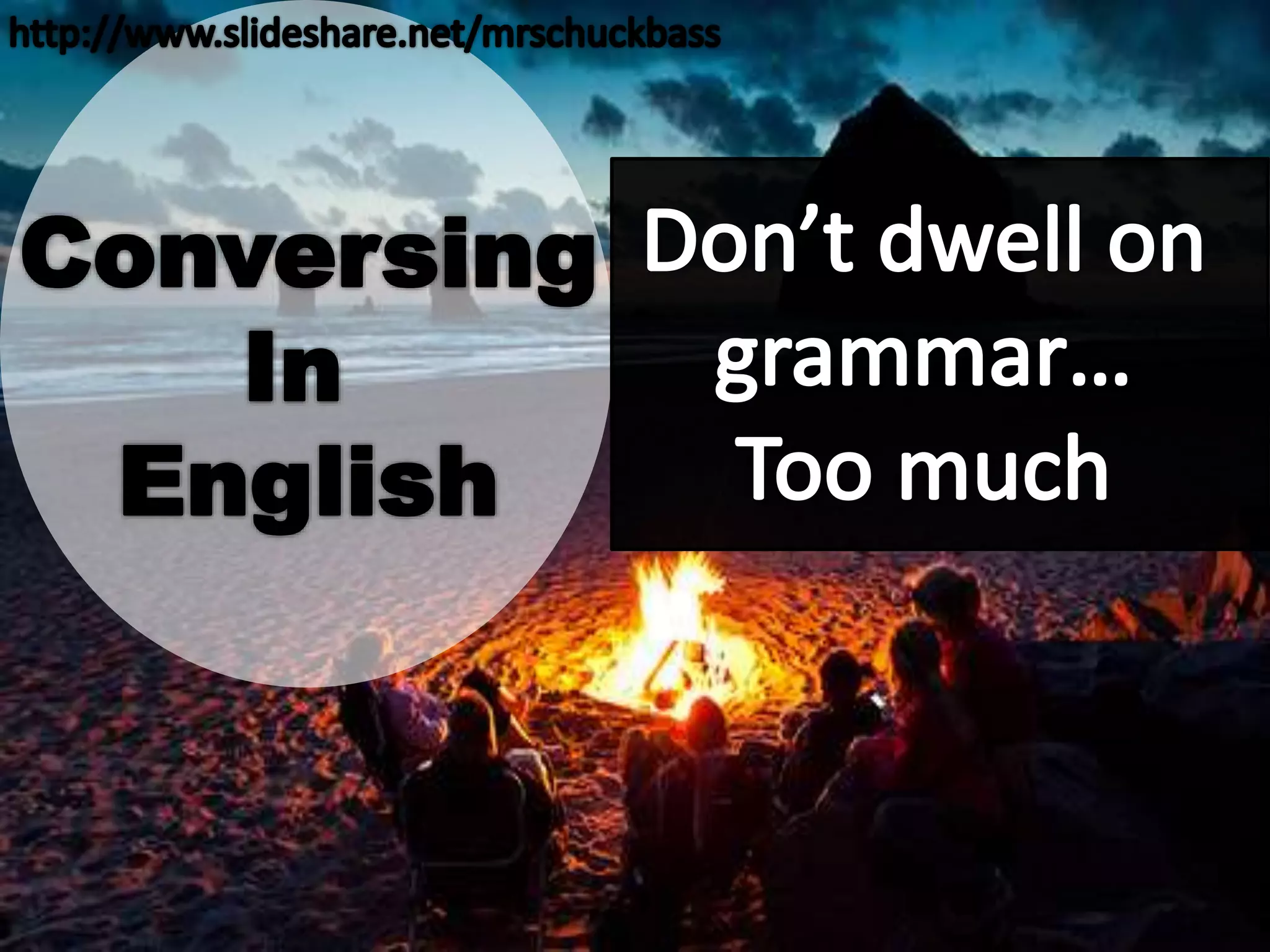 Conversational English (ACTIVITY)