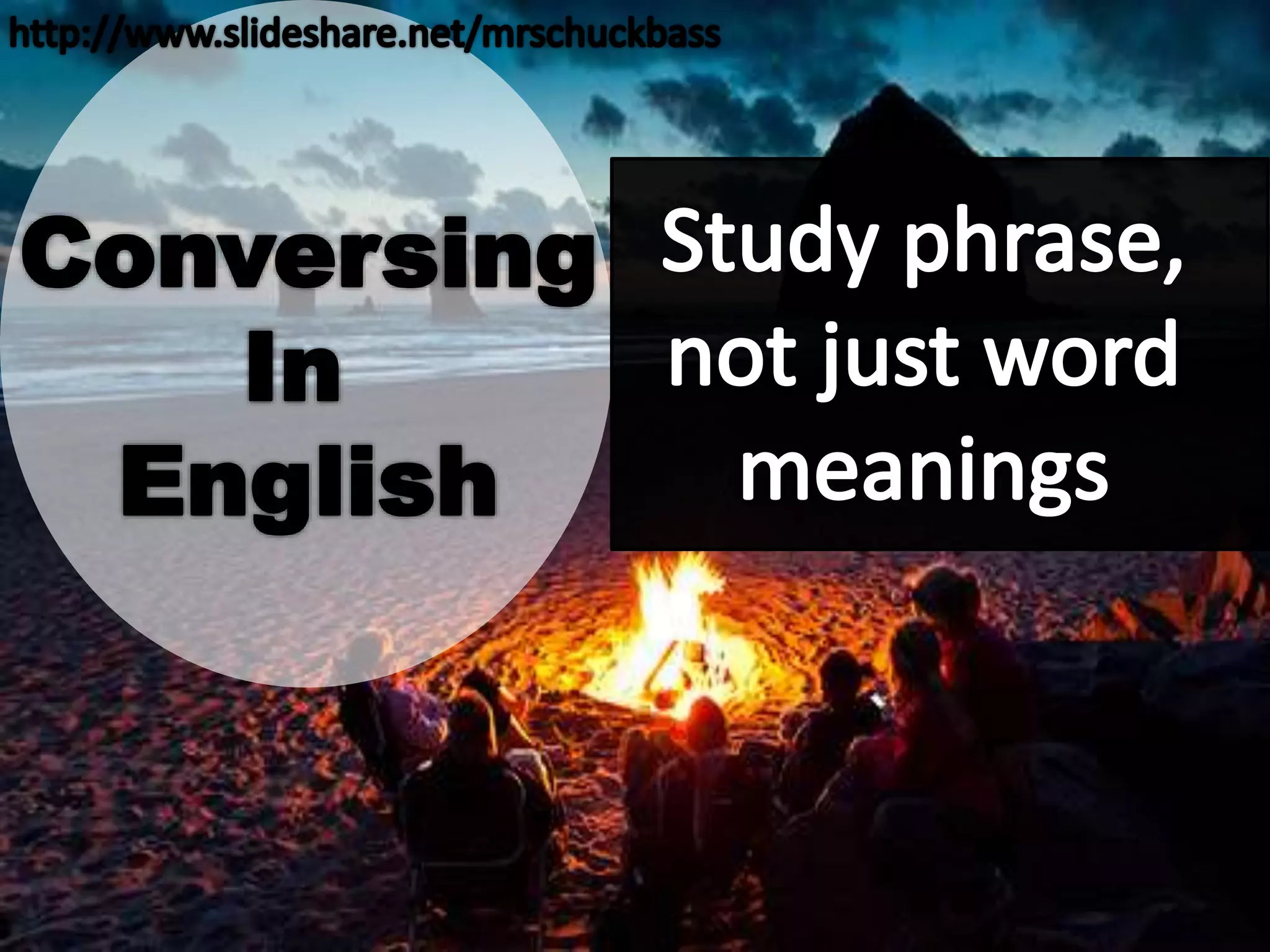 Conversational English (ACTIVITY)