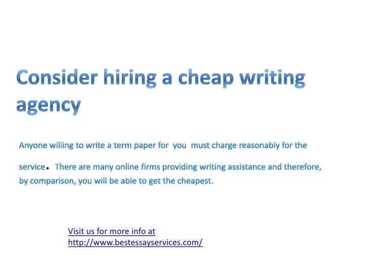 How to write term papers