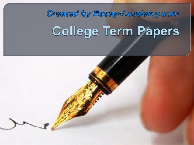 Buy college term papers