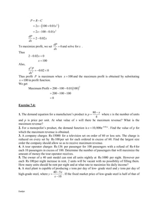 College Textbook Business Math And Statistics Section B Busines