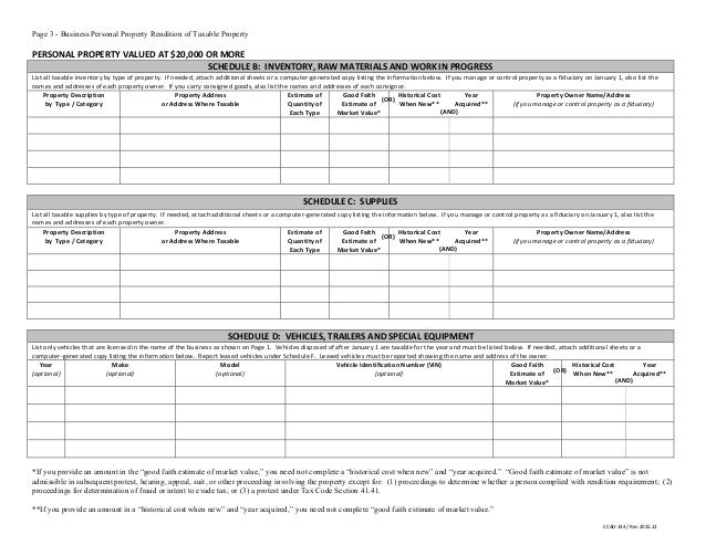 Collincad Business Property Personal Rendition Form collincad-business-property-personal-rendition-form