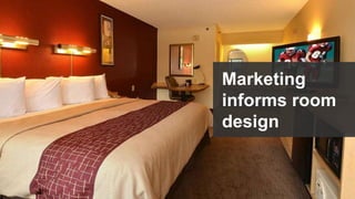 31© 2016 Forrester Research, Inc. Reproduction Prohibited
Marketing
informs room
design
 