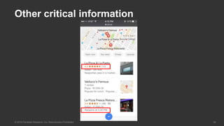 39© 2016 Forrester Research, Inc. Reproduction Prohibited
Other critical information
 