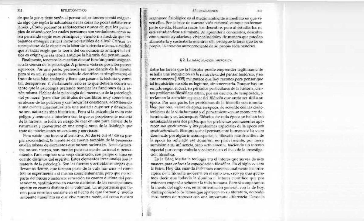 Collingwood, Idea de la Historia