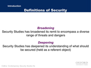 Chapter 1: What is Security Studies? by Alan Collins | PPT