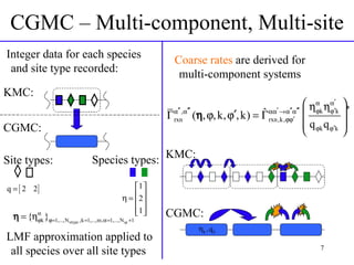 Quick Coarse-grained kinetic Monte Carlo overview | PPT