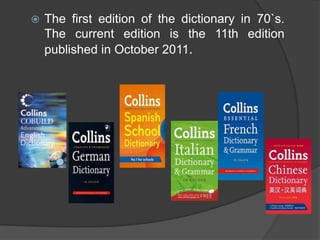 Collins Dictionary Examples Collins dicctionary | PPTX