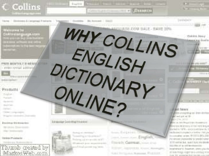 Collins English Dictionary Online