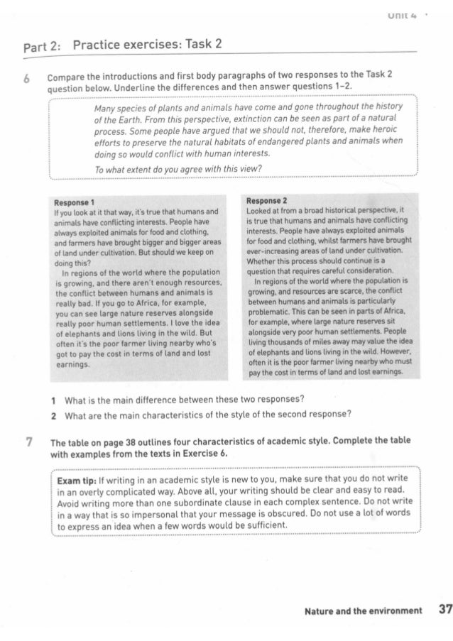Compare and contrast essay unit normal table