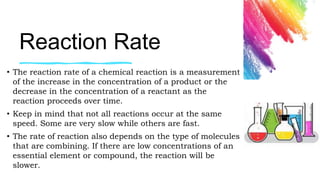 Slow Reaction Examples Collision Theory and Chemical Reaction Rate.pptx