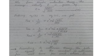 Collision theory and transition state theory | PPT
