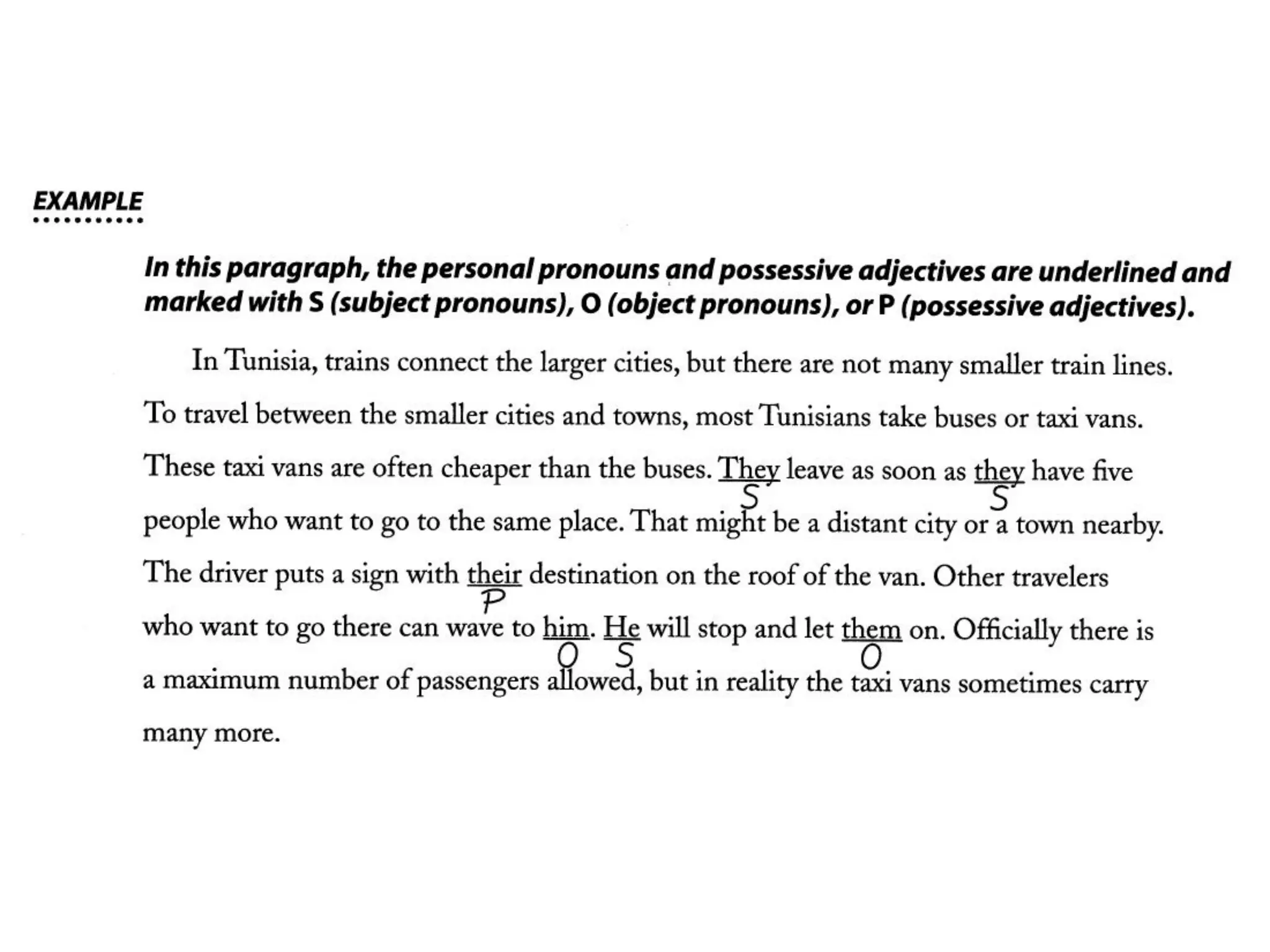 Collocation used in the reading text for students