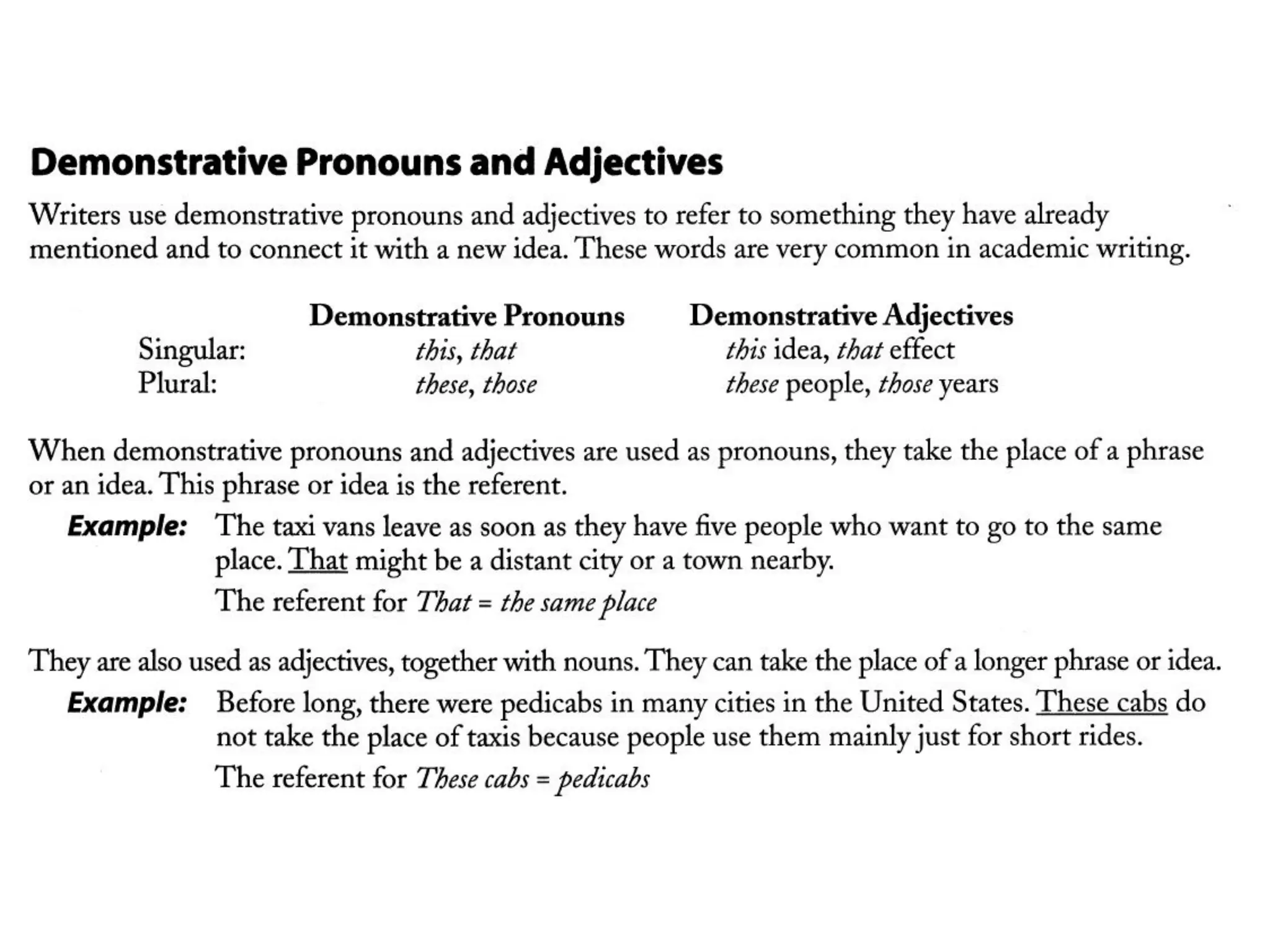 Collocation used in the reading text for students