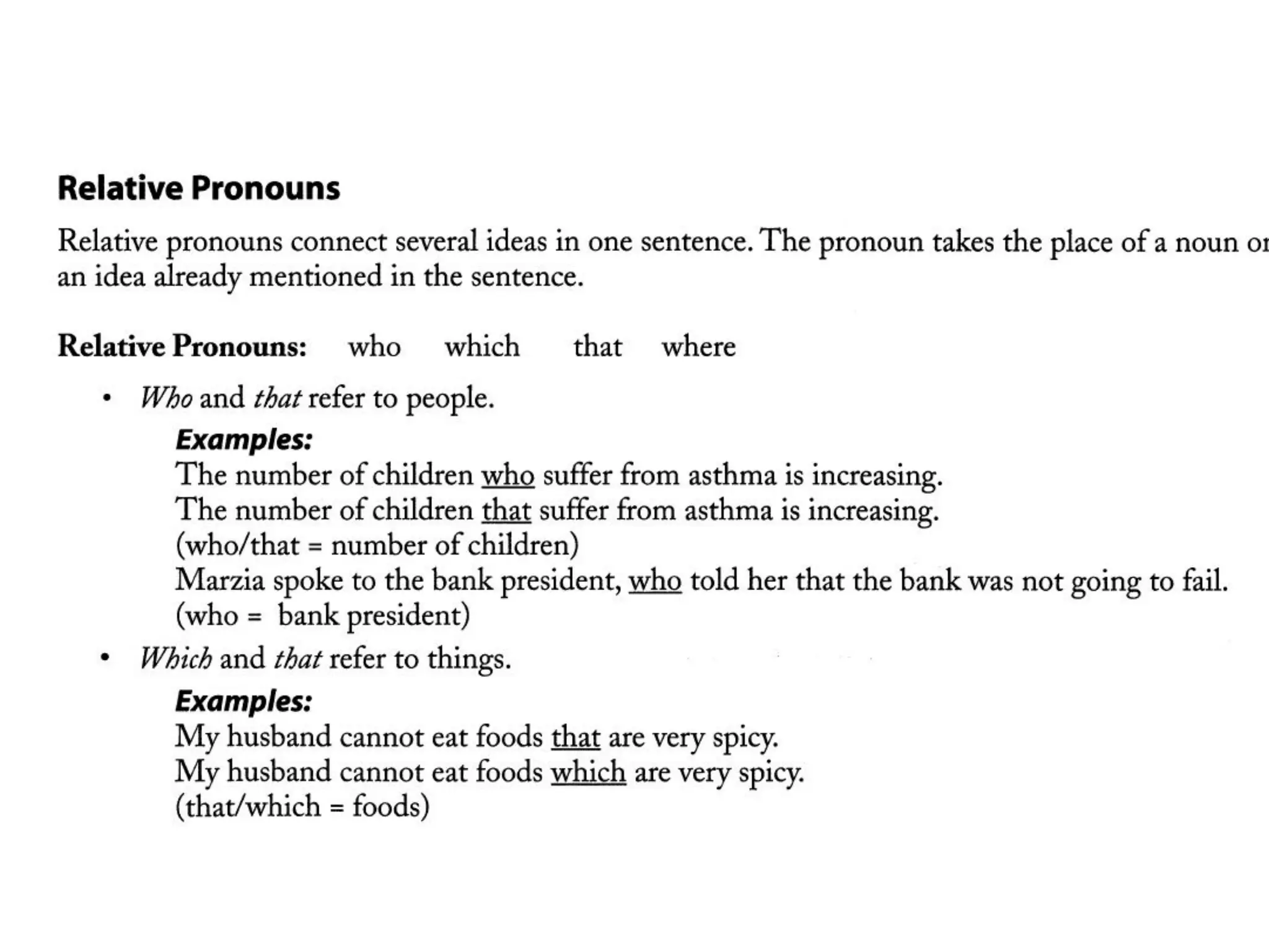 Collocation used in the reading text for students