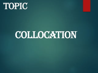 Collocation used in the reading text for students | PDF