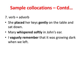 Collocations | PPTX