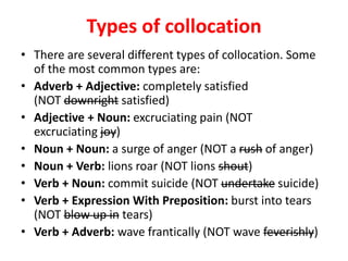 Collocations | PPTX