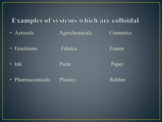 • Aerosols Agrochemicals Cosmetics
• Emulsions Fabrics Foams
• Ink Paint Paper
• Pharmaceuticals Plastics Rubber
 