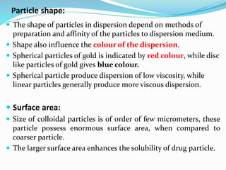 Colloidal dispersion | PPTX